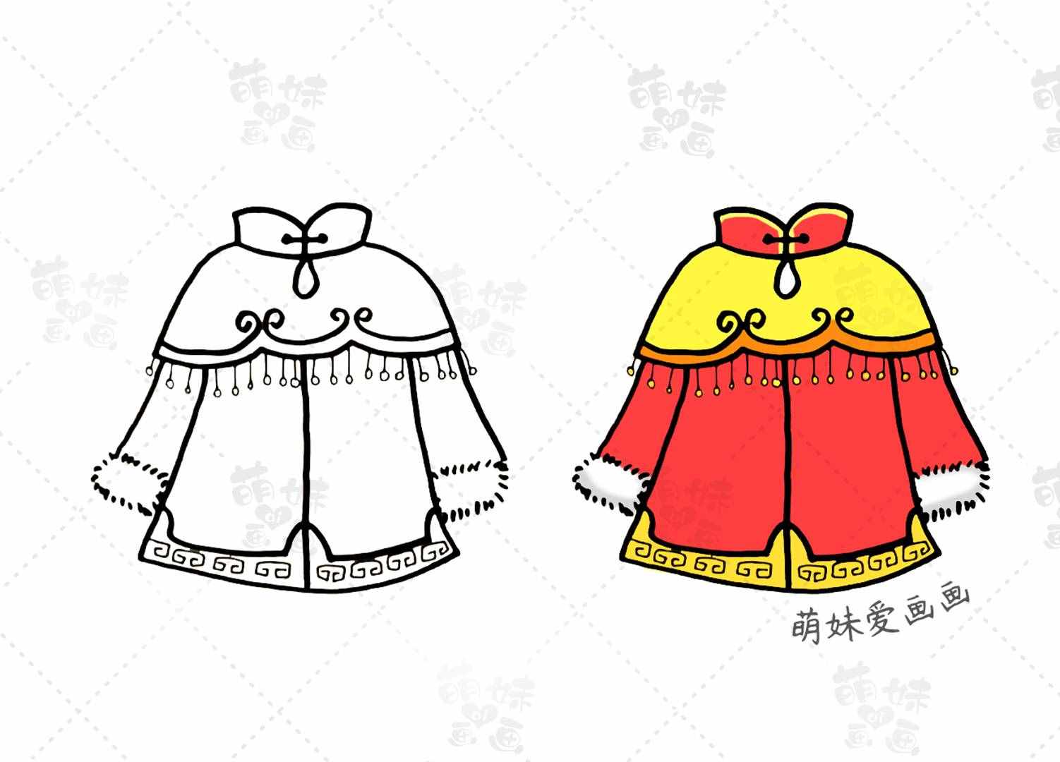 春节元素简笔画合集，简单又漂亮，家长可收藏备用
