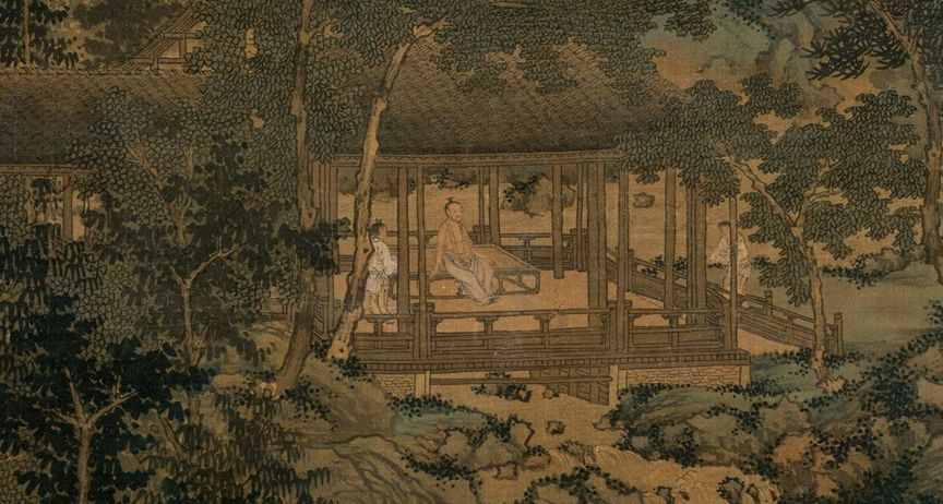 赏清风疏树