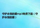 守护永恒的爱mp3免费下载（守护永恒的爱）