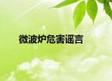 微波炉危害谣言