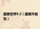 魔兽世界9.2（魔兽升级包）