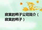 寂寞的鸭子公司简介（寂寞的鸭子）
