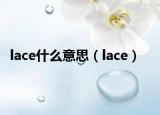 lace什么意思（lace）