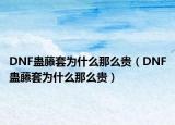 DNF蛊藤套为什么那么贵（DNF蛊藤套为什么那么贵）