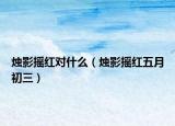 烛影摇红对什么（烛影摇红五月初三）
