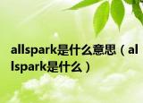 allspark是什么意思（allspark是什么）