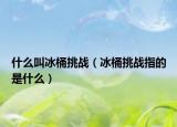 什么叫冰桶挑战（冰桶挑战指的是什么）