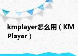 kmplayer怎么用（KMPlayer）