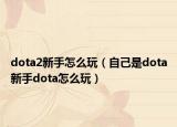 dota2新手怎么玩（自己是dota新手dota怎么玩）