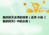 我欲封天孟浩的背景（孟浩 小说《我欲封天》中的主角）
