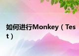 如何进行Monkey（Test）