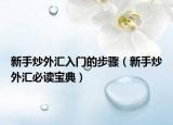 新手炒外汇入门的步骤（新手炒外汇必读宝典）