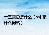 十三禁忌是什么（ssjj是什么网站）
