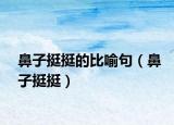 鼻子挺挺的比喻句（鼻子挺挺）