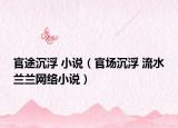 官途沉浮 小说（官场沉浮 流水兰兰网络小说）