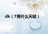 dk（T用什么天赋）