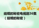 结婚的秘密电视剧36集（结婚的秘密）