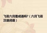 飞霜六月是成语吗?（六月飞霜 汉语词语）