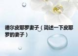 德尔皮耶罗妻子（简述一下皮耶罗的妻子）