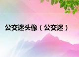 公交迷头像（公交迷）
