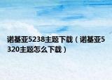 诺基亚5238主题下载（诺基亚5320主题怎么下载）