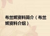 布兰妮资料简介（布兰妮资料介绍）