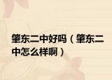 肇东二中好吗（肇东二中怎么样啊）