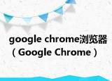 google chrome浏览器（Google Chrome）