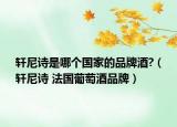 轩尼诗是哪个国家的品牌酒?（轩尼诗 法国葡萄酒品牌）