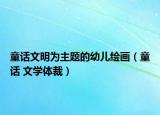 童话文明为主题的幼儿绘画（童话 文学体裁）