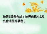 神界3装备合成（神界危机4.2怎么合成最终装备）
