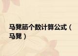 马凳筋个数计算公式（马凳）