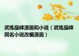 武炼巅峰漫画和小说（武炼巅峰 同名小说改编漫画）