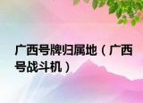 广西号牌归属地（广西号战斗机）