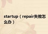 startup（repair失败怎么办）