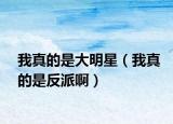我真的是大明星（我真的是反派啊）