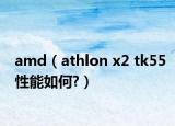 amd（athlon x2 tk55性能如何?）