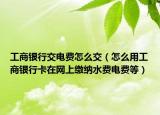 工商银行交电费怎么交（怎么用工商银行卡在网上缴纳水费电费等）
