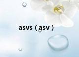 asvs（asv）