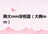 胸大mm穿搭夏（大胸mm）