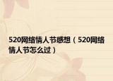 520网络情人节感想（520网络情人节怎么过）