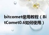 bitcomet使用教程（BitComet0.6如何使用）