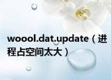 woool.dat.update（进程占空间太大）