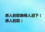 感人的歌曲催人泪下（感人的歌）
