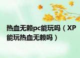 热血无赖pc能玩吗（XP能玩热血无赖吗）