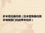 多米蒂拉桑托斯（拉米雷斯桑托斯多纳斯西门托的早年经历）