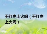 干红枣上火吗（干红枣上火吗）