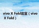 vivo X Fold官宣（vivo X Fold）
