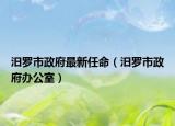 汨罗市政府最新任命（汨罗市政府办公室）