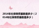 2014年社保缴费基数是多少（2014年社保缴费基数是多少）